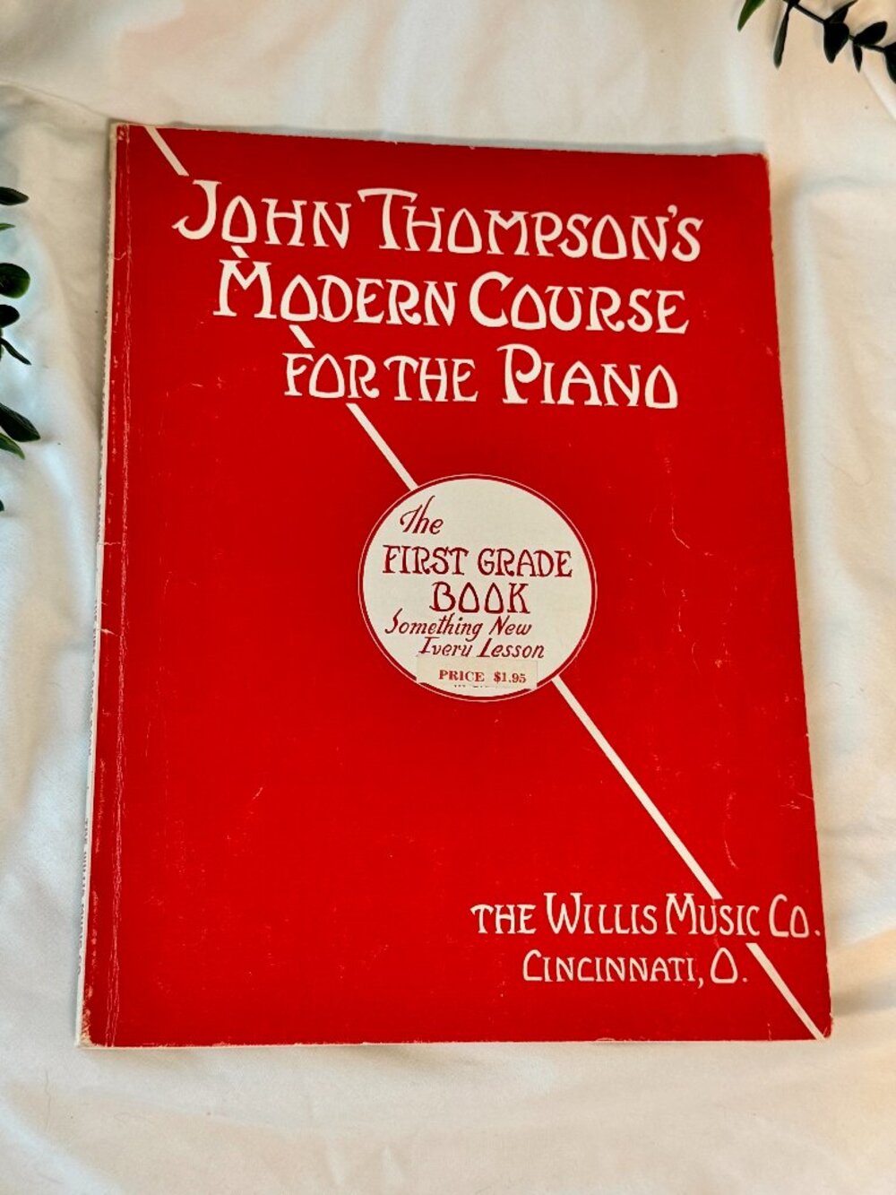 Vintage 1936 John Thompson's Modern Course for the Piano The First Grade Book